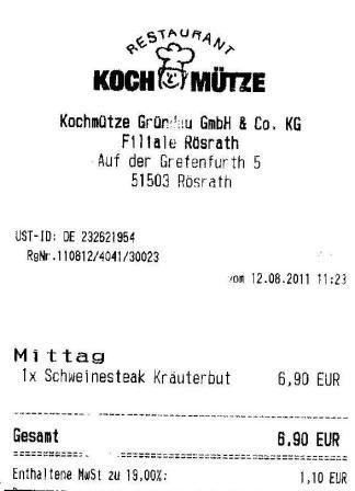 igaw Hffner Kochmtze Restaurant